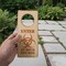 Door Hanger - Biohazard Enter at Your Own Risk 9x4in Raw Wood